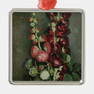 Vincent van Gogh   Vase of Hollyhocks, 1886 Metalen Ornament