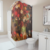 Vincent Van Gogh Vase Poppies Cornflower Peonies Douchegordijn (In situ)