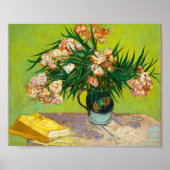 Vincent Van Gogh Vase With Oleanders And Books Poster (Voorkant)