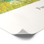 Vincent van Gogh Veld met Irissen Art Print Retro (Hoek)