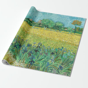 Vincent van Gogh - Veld met irissen bij Arles Cadeaupapier