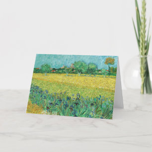 Vincent van Gogh - Veld met irissen bij Arles Kaart