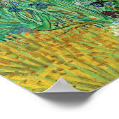 Vincent van Gogh - Veld met irissen bij Arles Poster (Hoek)