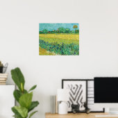 Vincent van Gogh - Veld met irissen bij Arles Poster (Thuiskantoor)