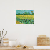 Vincent van Gogh - Veld met irissen bij Arles Poster (Keuken)