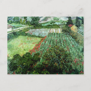Vincent van Gogh   Veld met papavers, 1889 Briefkaart
