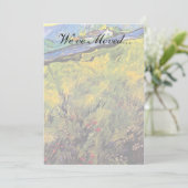 Vincent van Gogh - Veldgebied van voorjaarstarwe Aankondiging (Staand voorkant)