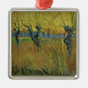 Vincent van Gogh   Verpolarde wilde dieren, Zon in Metalen Ornament