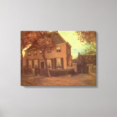 Vincent van Gogh - Vicarage bij Nuenen Canvas Afdruk (Voorkant)