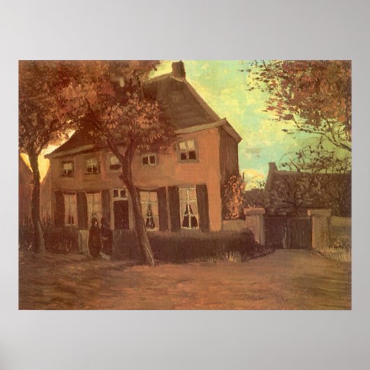 Vincent van Gogh - Vicarage bij Nuenen Poster (Voorkant)