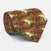 Vincent van Gogh - Vicarage bij Nuenen Stropdas (Opgerold)