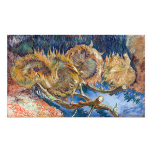 Vincent van Gogh - Vier Afgesneden Zonnebloemen Foto Afdruk