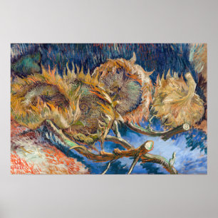 Vincent van Gogh - Vier Afgesneden Zonnebloemen Poster