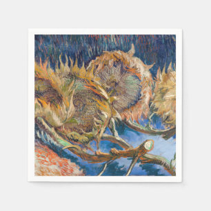 Vincent van Gogh - Vier Afgesneden Zonnebloemen Servet