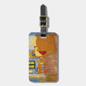 Vincent van Gogh - Vincent's Bedroom in Arles Bagagelabel (Voorkant verticaal)