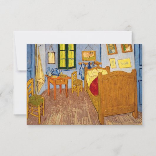 Vincent van Gogh - Vincent's Bedroom in Arles Bedankkaart (Voorkant)