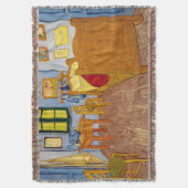 Vincent van Gogh - Vincent's Bedroom in Arles Deken (Voorkant Verticaal)