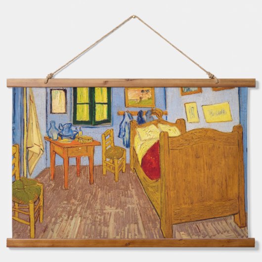 Vincent van Gogh - Vincent's Bedroom in Arles Hangend Wandkleed (Voorkant)