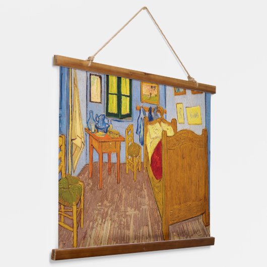 Vincent van Gogh - Vincent's Bedroom in Arles Hangend Wandkleed (Gebogen)