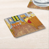 Vincent van Gogh - Vincent's Bedroom in Arles Kartonnen Onderzetters (Schuin)