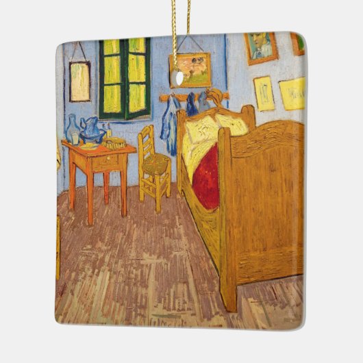 Vincent van Gogh - Vincent's Bedroom in Arles Keramisch Ornament (Links)