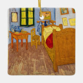 Vincent van Gogh - Vincent's Bedroom in Arles Keramisch Ornament (Voorkant)