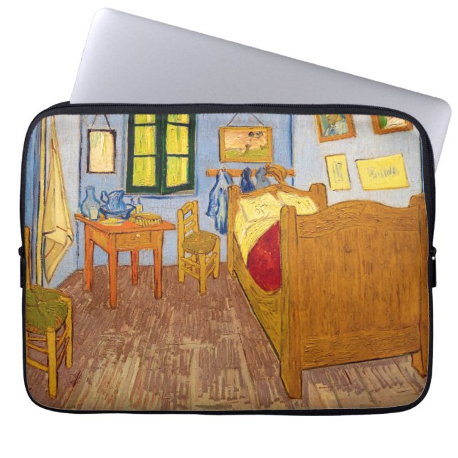Vincent van Gogh - Vincent's Bedroom in Arles Laptop Sleeve (Voorkant)