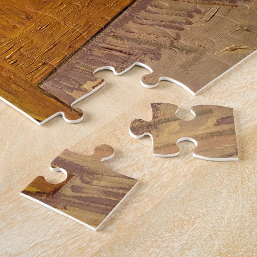 Vincent van Gogh - Vincent's Bedroom in Arles Legpuzzel (Zijkant)