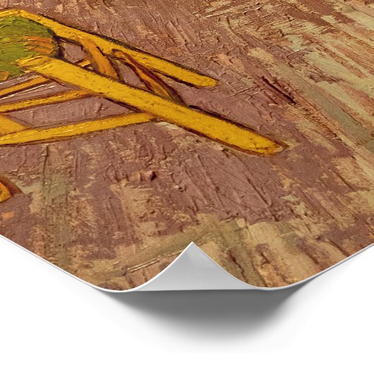 Vincent van Gogh - Vincent's Bedroom in Arles Poster (Hoek)