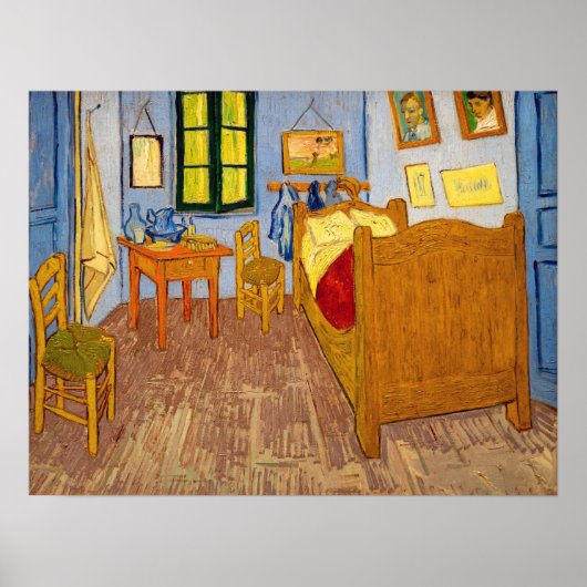 Vincent van Gogh - Vincent's Bedroom in Arles Poster (Voorkant)