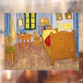 Vincent van Gogh - Vincent's Bedroom in Arles Raamsticker (Vel 2)