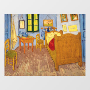 Vincent van Gogh - Vincent's Bedroom in Arles Raamsticker