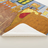 Vincent van Gogh - Vincent's Bedroom in Arles Sherpa Deken (3/4)