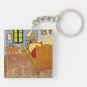 Vincent van Gogh - Vincent's Bedroom in Arles Sleutelhanger (Achterkant)