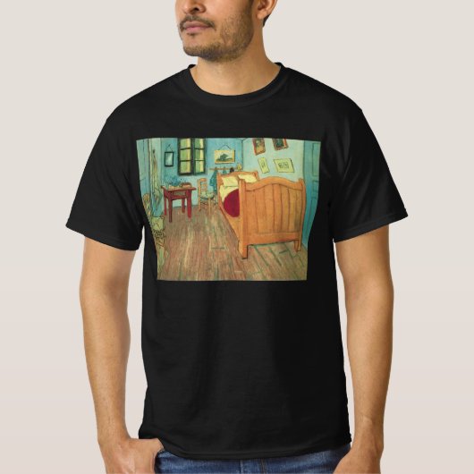 Vincent van Gogh - Vincent's Bedroom in Arles T-shirt (Voorkant)