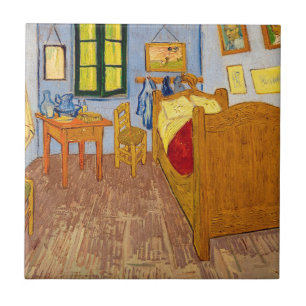 Vincent van Gogh - Vincent's Bedroom in Arles Tegeltje