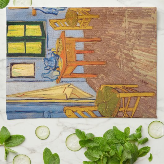 Vincent van Gogh - Vincent's Bedroom in Arles Theedoek (Gevouwen)