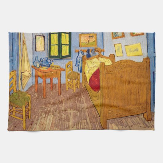 Vincent van Gogh - Vincent's Bedroom in Arles Theedoek (Horizontaal)