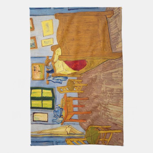 Vincent van Gogh - Vincent's Bedroom in Arles Theedoek (Verticaal)