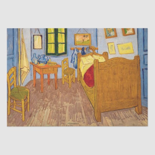 Vincent van Gogh - Vincent's Bedroom in Arles Tissuepapier (Voorkant)
