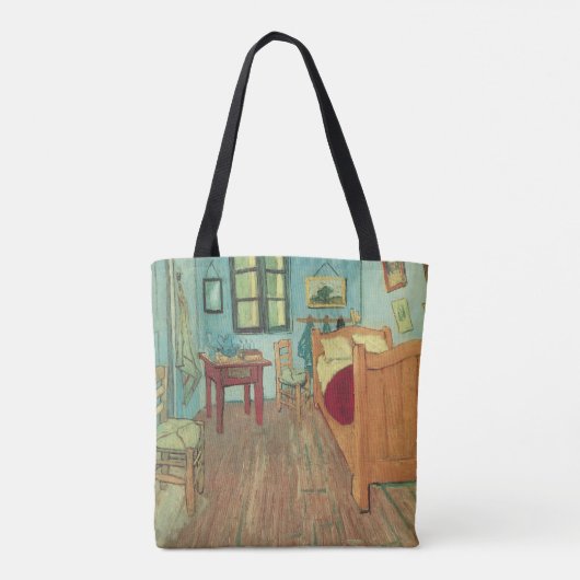 Vincent van Gogh - Vincent's Bedroom in Arles Tote Bag (Achterkant)