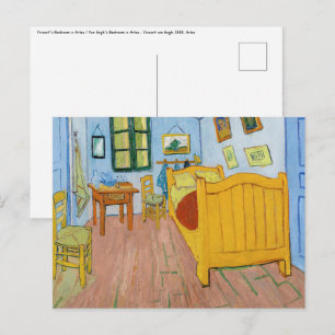 Vincent Van Gogh - Vincent's slaapkamer in Arles Briefkaart
