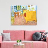 Vincent Van Gogh - Vincent's slaapkamer in Arles Canvas Afdruk (Insitu (Woonkamer))