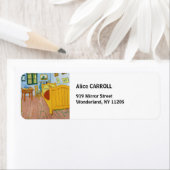 Vincent Van Gogh - Vincent's slaapkamer in Arles Etiket (Insitu)