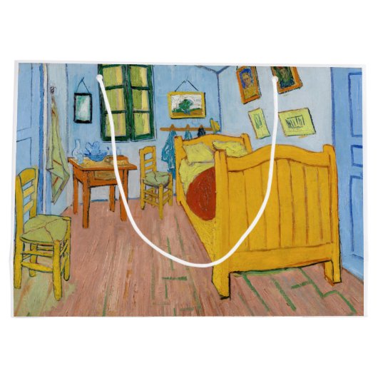 Vincent Van Gogh - Vincent's slaapkamer in Arles Groot Cadeauzakje (Achterkant)