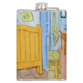 Vincent Van Gogh - Vincent's slaapkamer in Arles Heupfles (Achterkant)