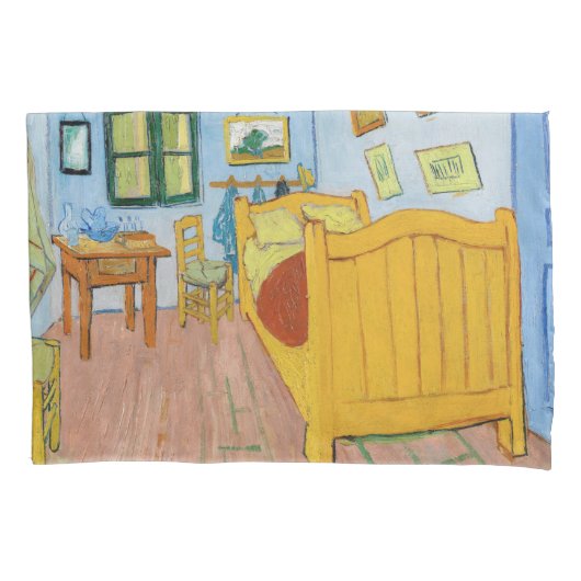 Vincent Van Gogh - Vincent's slaapkamer in Arles Kussensloop (Voorkant)