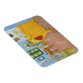 Vincent Van Gogh - Vincent's slaapkamer in Arles Magneet (Rechterzijde)