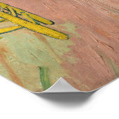 Vincent Van Gogh - Vincent's slaapkamer in Arles Poster (Hoek)