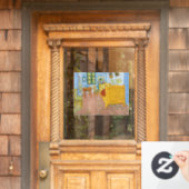 Vincent Van Gogh - Vincent's slaapkamer in Arles Raamsticker (Huis Deur)